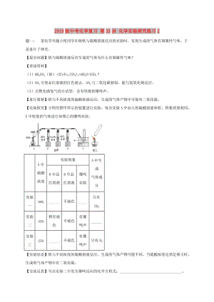 2019版中考化學(xué)復(fù)習(xí) 第33講 化學(xué)實(shí)驗(yàn)探究練習(xí)2.doc