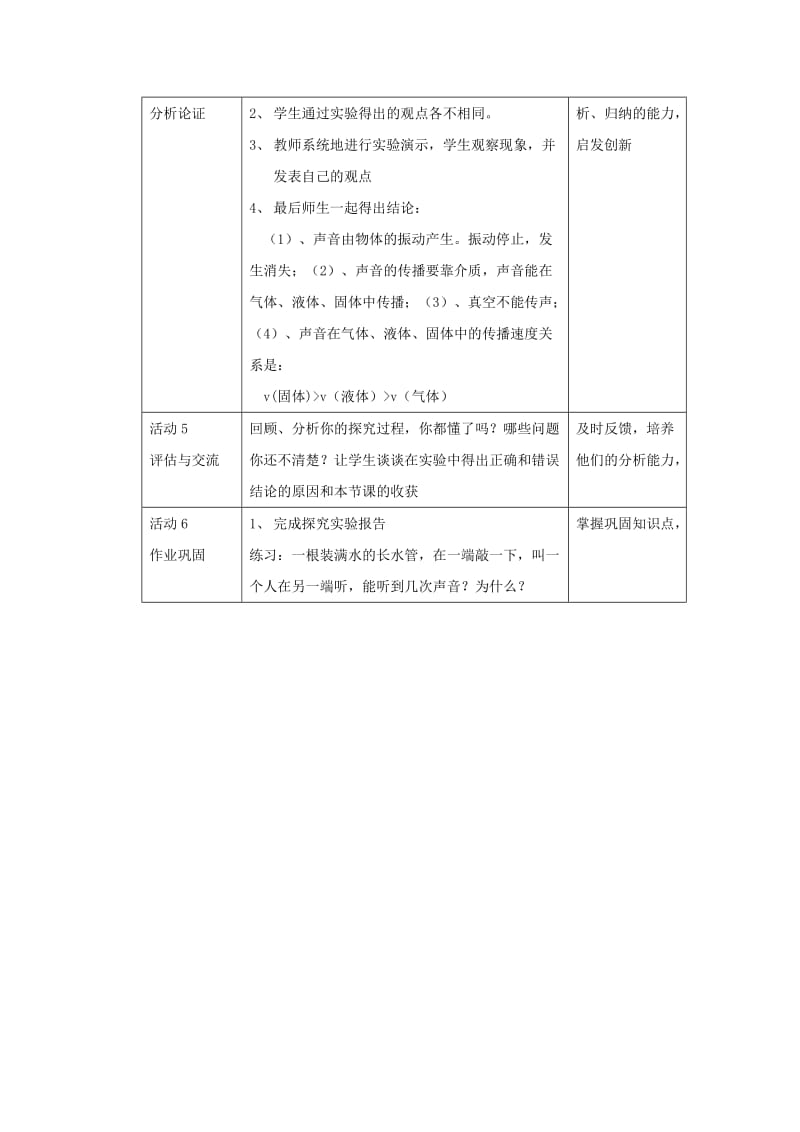 2019-2020年八年级物理上册 第一节科学探究：声音的产生与传播教案 沪科版.doc_第2页