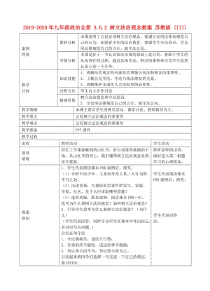 2019-2020年九年級(jí)政治全冊(cè) 3.6.2 樹(shù)立法治觀念教案 蘇教版 (III).doc