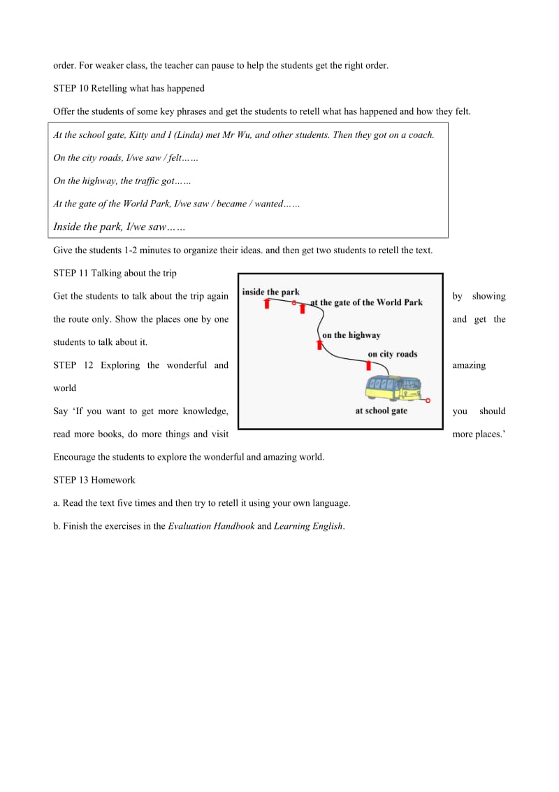 2019-2020年八年级英语Unit 3 A Day Out(I)READING I.doc_第3页