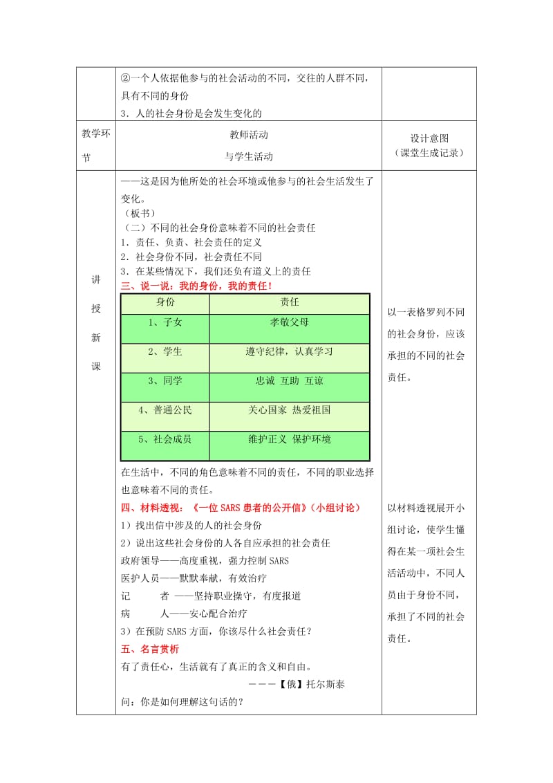 2019-2020年八年级思想品德下册 第八单元 对社会负责 8.4 负起我们的社会责任名师教案 一 粤教版.doc_第2页