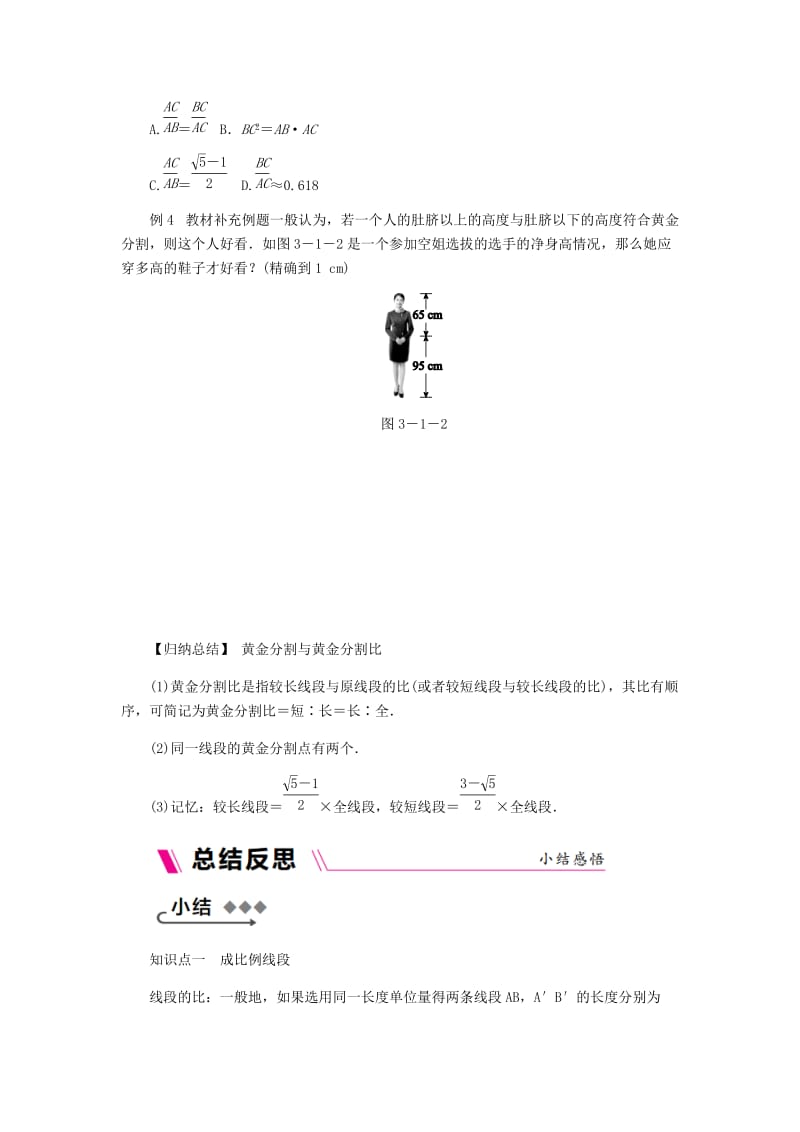 九年级数学上册第3章图形的相似3.1比例线段3.1.2成比例线段练习新版湘教版.doc_第3页