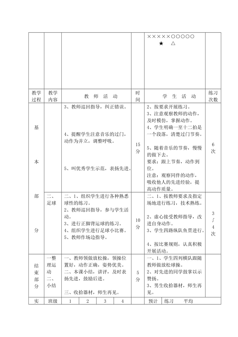 2019-2020年初中体育 韵律体操与舞蹈教案 人教新课标版.doc_第2页