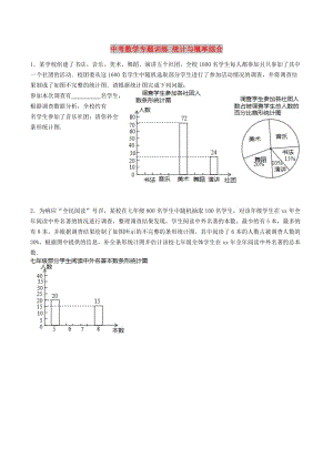 中考數(shù)學(xué)專題訓(xùn)練 統(tǒng)計與概率綜合.doc