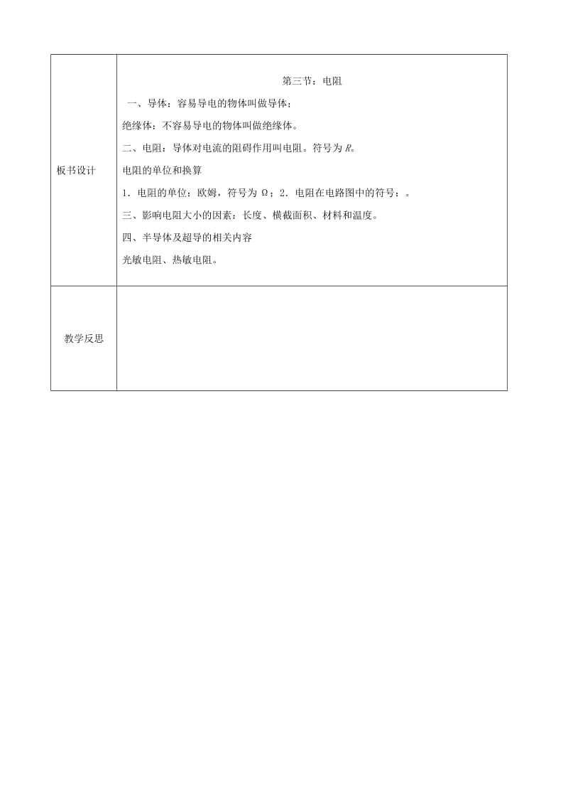 2019-2020年九年级物理全册 16.3 电阻教案 （新版）新人教版(VIII).doc_第3页