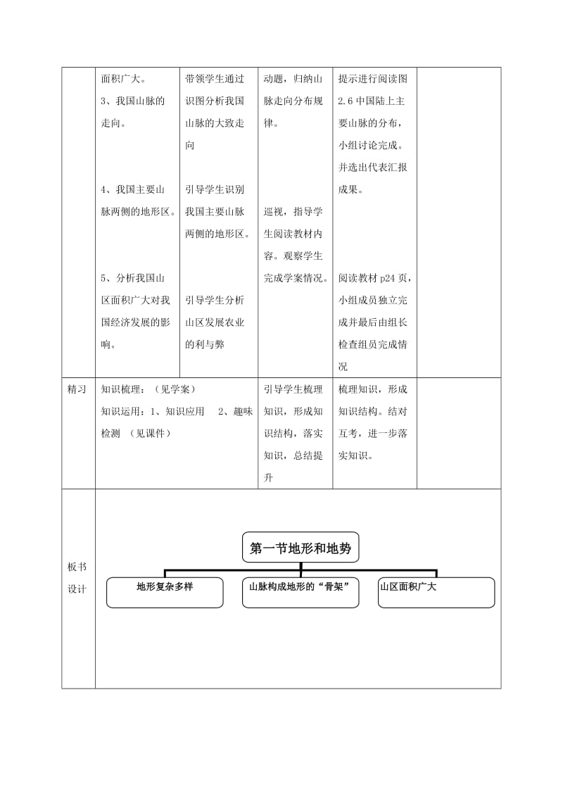 吉林省通化市八年级地理上册 2.1地形和地势教案1 （新版）新人教版.doc_第2页