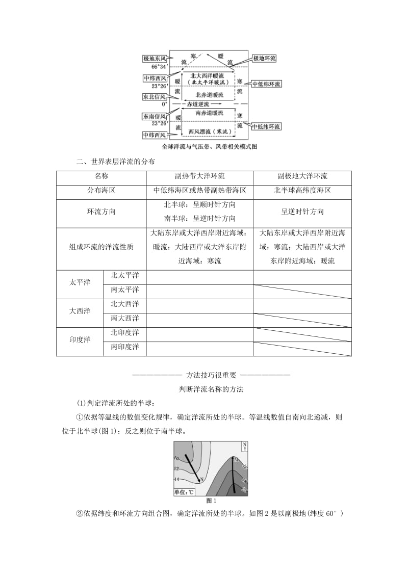 2019-2020年高中地理第三章地球上的水第二节大规模的海水运动教学案新人教版必修1.doc_第3页