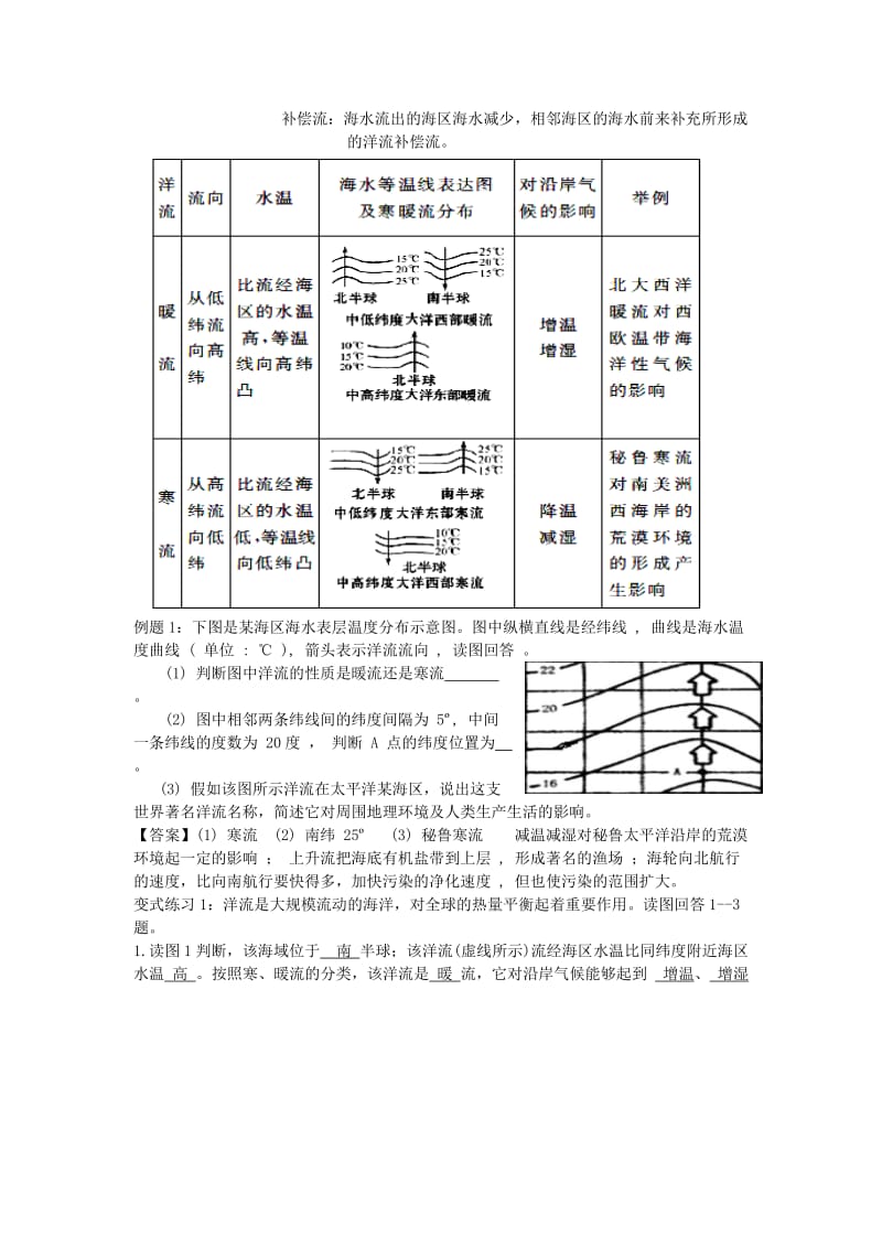 2019-2020年高一地理 2.3水圈和水循环2教学设计.doc_第2页