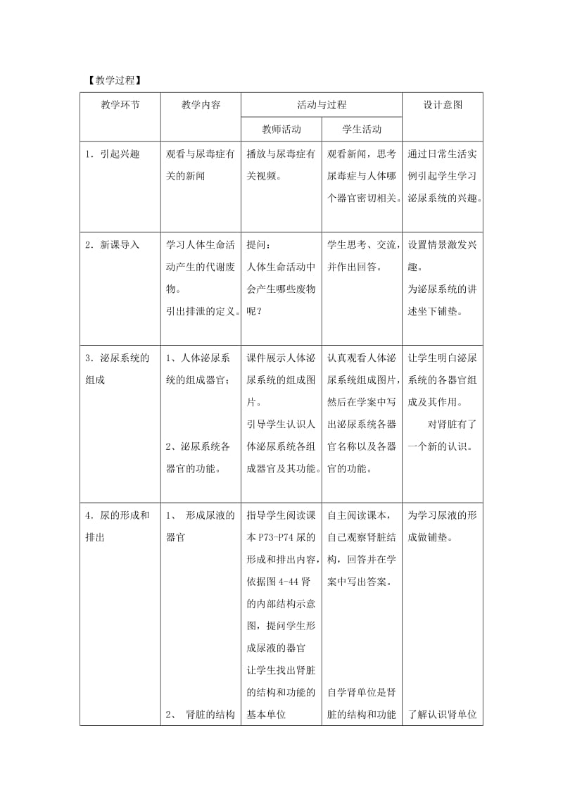 七年级生物下册 4.5《人体内废物的排出》教案2 （新版）新人教版.doc_第2页