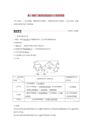 2018-2019版高中地理 第二章 自然地理环境中的物质运动和能量交换 第二节 水的运动 第2课时学案 中图版必修1.doc