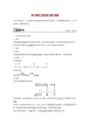 2018-2019版高中化學(xué) 專題5 生命活動(dòng)的物質(zhì)基礎(chǔ) 第二單元 氨基酸 蛋白質(zhì) 核酸 第2課時(shí)學(xué)案 蘇教版選修5.doc