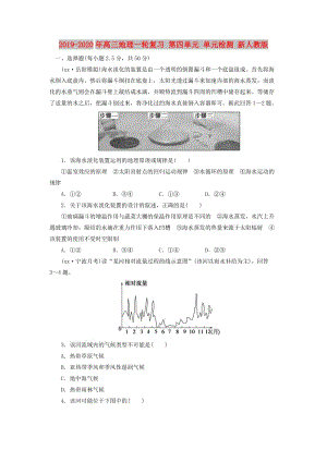 2019-2020年高三地理一輪復(fù)習(xí) 第四單元 單元檢測 新人教版.doc