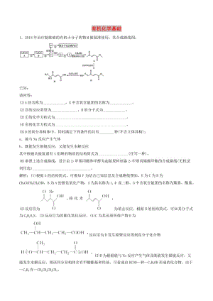 2019年高考化學(xué) 考綱解讀與熱點(diǎn)難點(diǎn)突破 專題14 有機(jī)化學(xué)基礎(chǔ)（熱點(diǎn)難點(diǎn)突破）（含解析）.doc