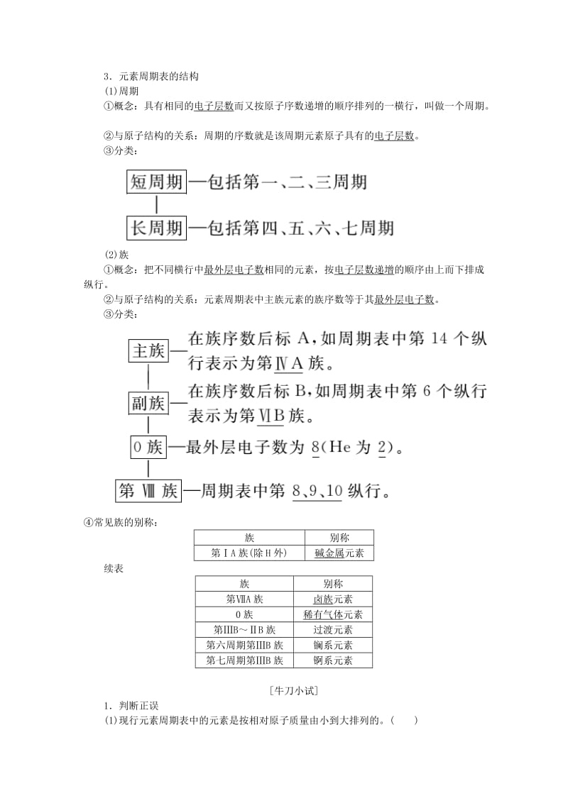 2019-2020年高中化学 第一章 物质结构元素周期律学案 新人教版必修2.doc_第2页