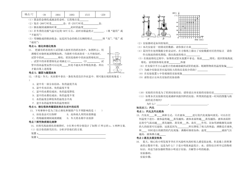 2019-2020年中考物理 物态变化复习导学案 新人教版.doc_第2页