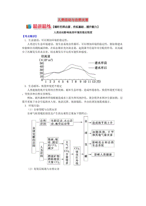 2018-2019學(xué)年高中地理 第一章 自然災(zāi)害概述 人類活動(dòng)與自然災(zāi)害學(xué)案 湘教版選修5.doc