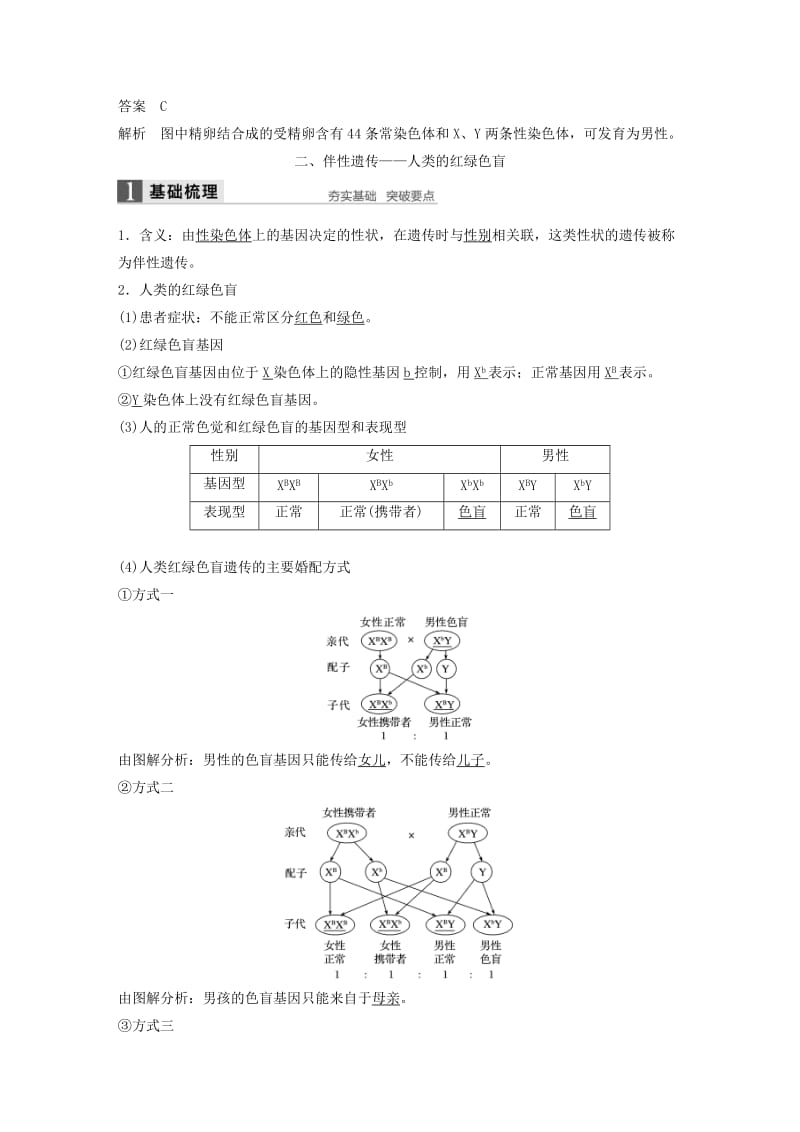 2019-2020年高中生物 第三章 遗传和染色体 第二节 基因的自由组合定律 第3课时教学案 苏教版必修2.doc_第3页