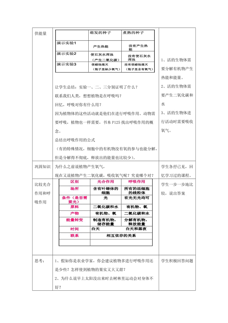 七年级生物上册 3.4.2 绿色植物对有机物的利用教案3 （新版）新人教版.doc_第2页