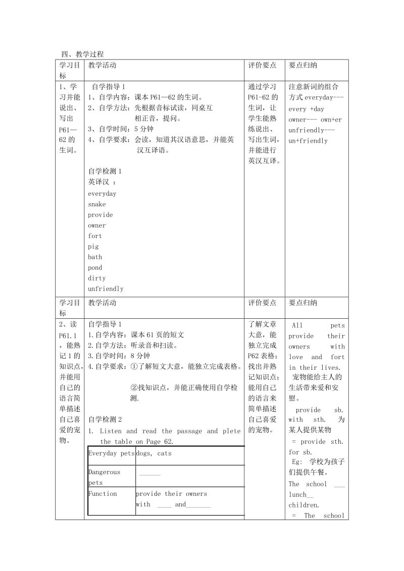 八年级英语上册 Unit 3 Our Hobbies Topic 1 What’s your hobby Section D教学设计 （新版）仁爱版.doc_第2页