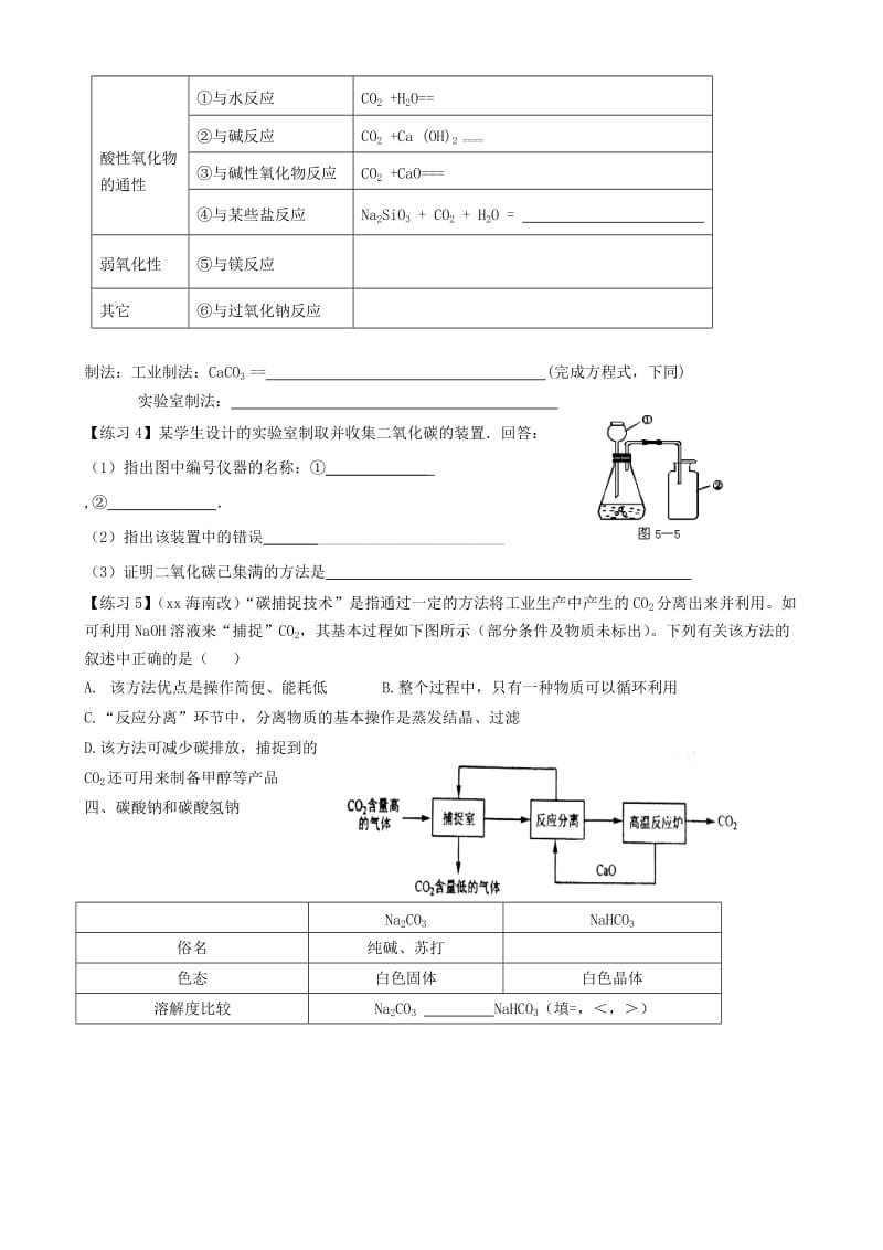 2019-2020年高三化学一轮复习 第三章 第一节 碳的多样性导学案.doc_第2页