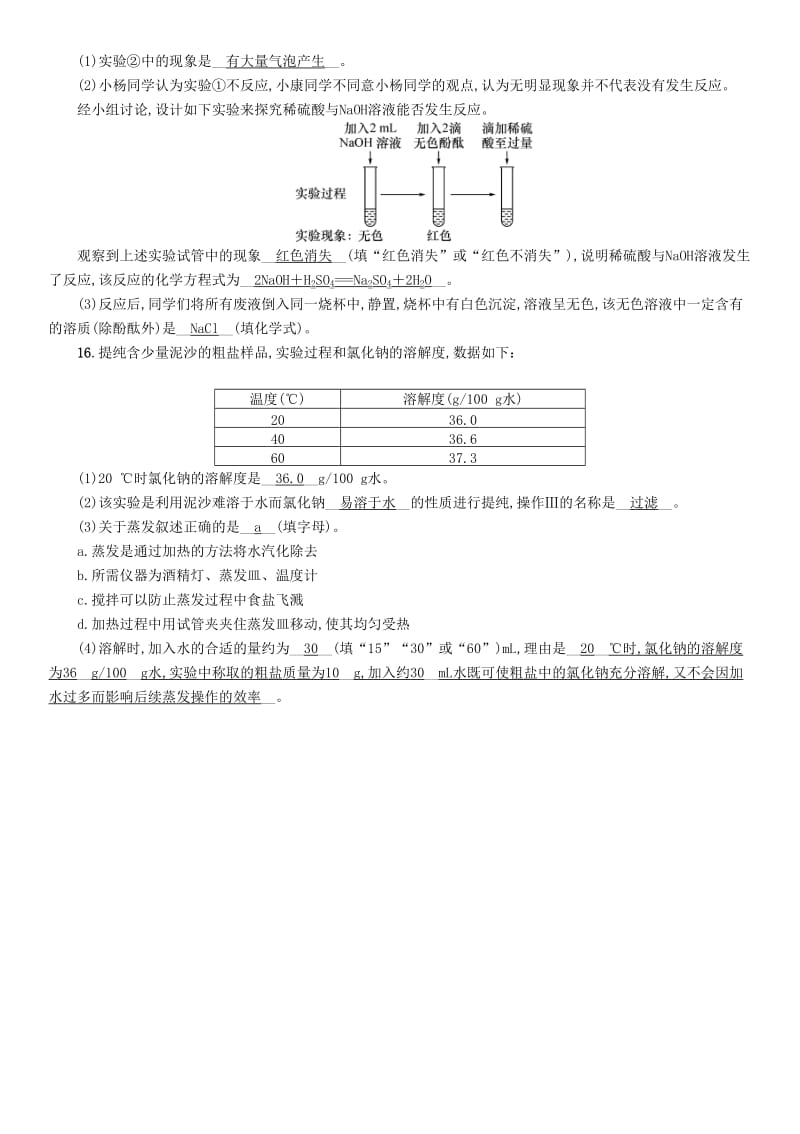 百色专版2019届中考化学复习第1编教材知识梳理篇第11单元盐化肥精练练习.doc_第3页