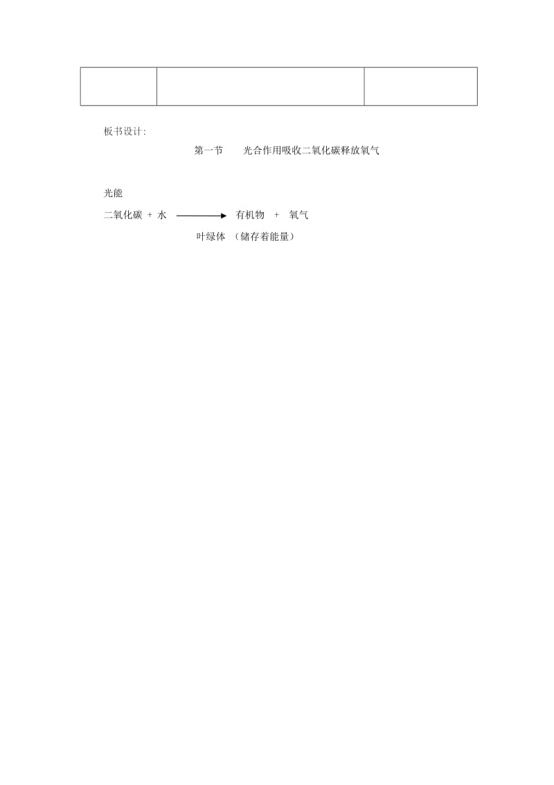 七年级生物上册 3.5.1《光合作用吸收二氧化碳释放氧气》教案 （新版）新人教版.doc_第3页