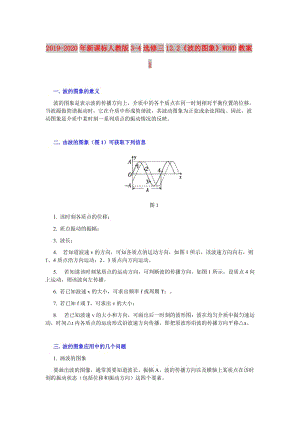 2019-2020年新課標(biāo)人教版3-4選修三12.2《波的圖象》WORD教案1.doc