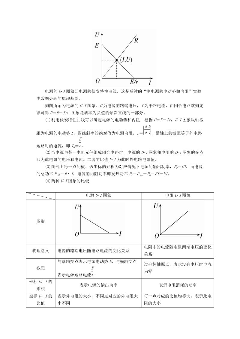 2019-2020年高考物理一轮复习专题八恒定电流考点二闭合电路欧姆定律教学案（含解析）.doc_第3页