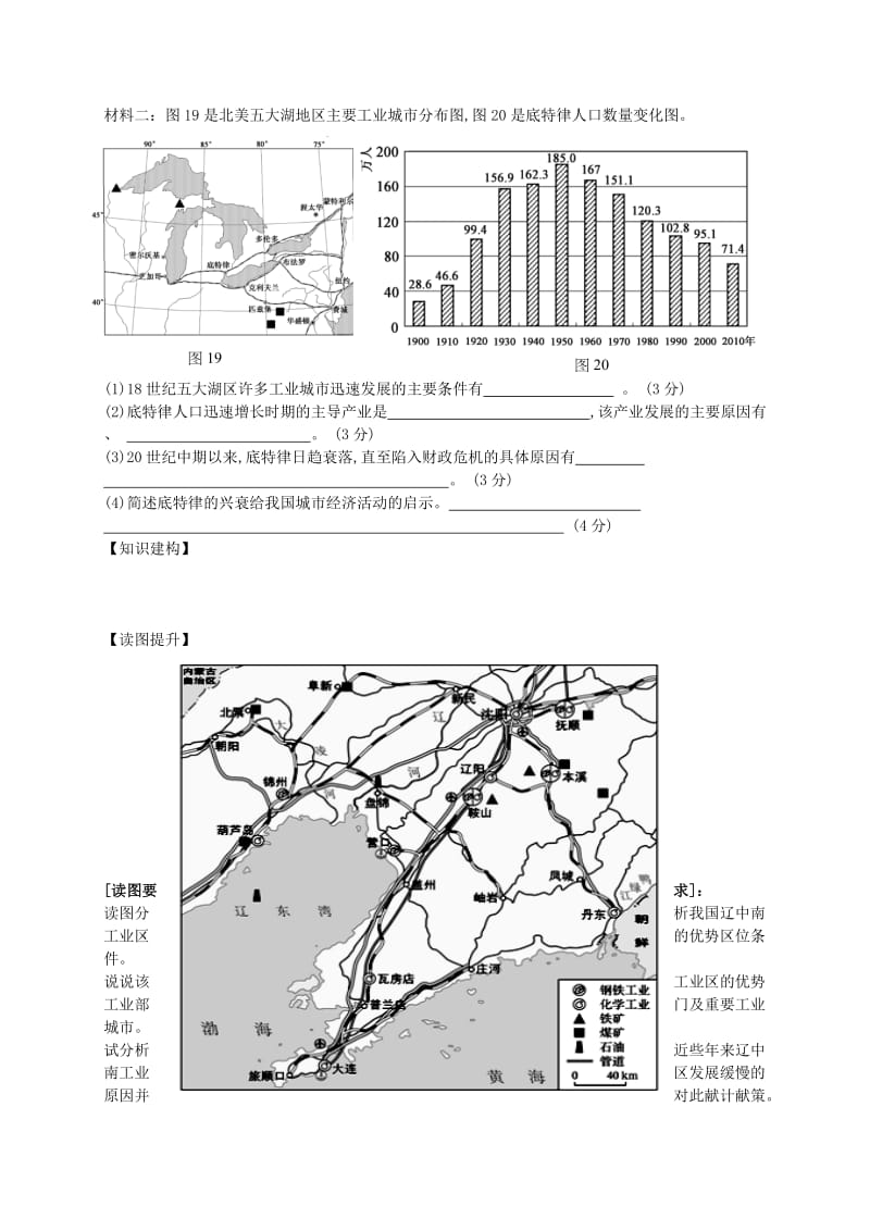 2019-2020年高中地理 3.2 资源开发与区域可持续发展 以德国鲁尔区为例学案 鲁教版必修3.doc_第3页