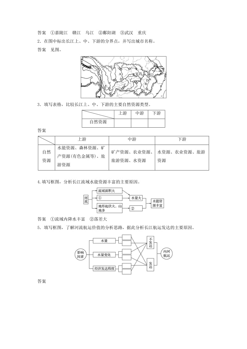 2018-2019版高中地理 第四单元 区域综合开发与可持续发展 第一节 流域综合开发与可持续发展学案 鲁教版必修3.doc_第3页