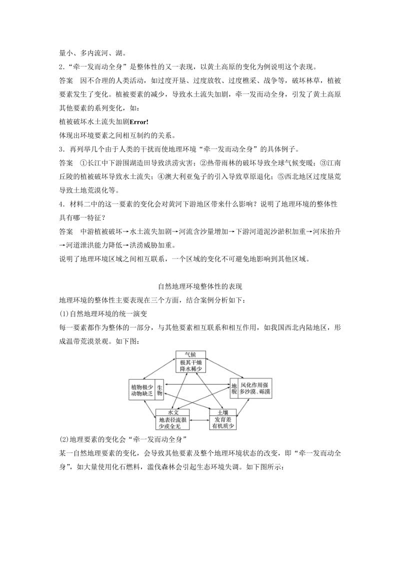 2018-2019版高中地理 第三单元 从圈层作用看地理环境内在规律 3.2 地理环境的整体性学案 鲁教版必修1.doc_第3页