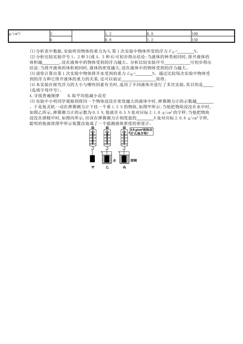 福建专版2019春八年级物理下册第10章浮力第2节阿基米德原理知能演练提升 新人教版.doc_第3页