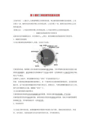 2018-2019版高中生物 第2章 生物個體的內(nèi)環(huán)境與穩(wěn)態(tài) 第3節(jié) 人體生命活動的神經(jīng)調(diào)節(jié) 第2課時學(xué)案 北師大版必修3.doc