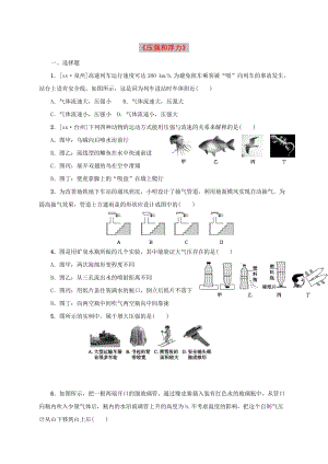 江蘇省淮安市淮陰區(qū)八年級(jí)物理下冊(cè) 第10章《壓強(qiáng)和浮力》復(fù)習(xí)試題（一）（新版）蘇科版.doc