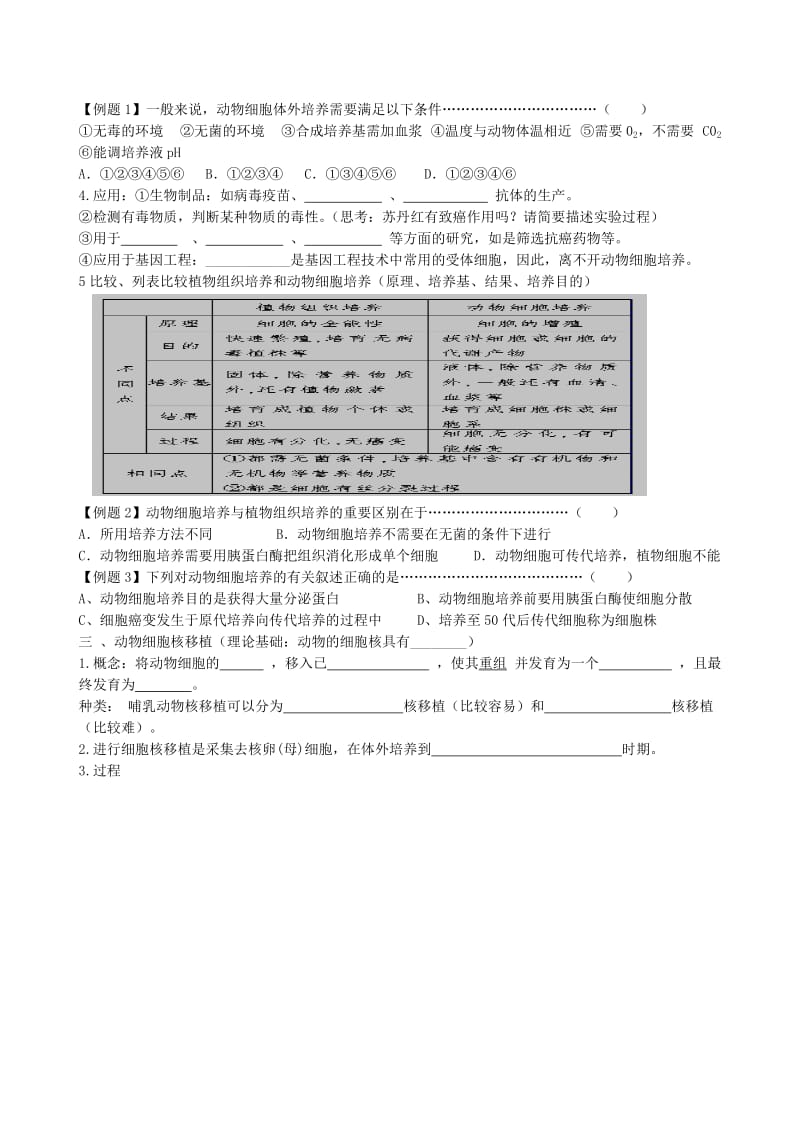 2019-2020年高中生物《22 动物细胞工程》导学案 新人教版选修3.doc_第2页