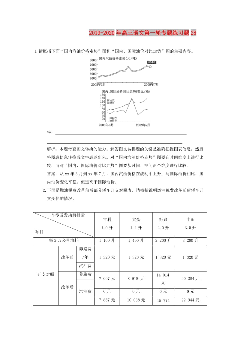 2019-2020年高三语文第一轮专题练习题28.doc_第1页