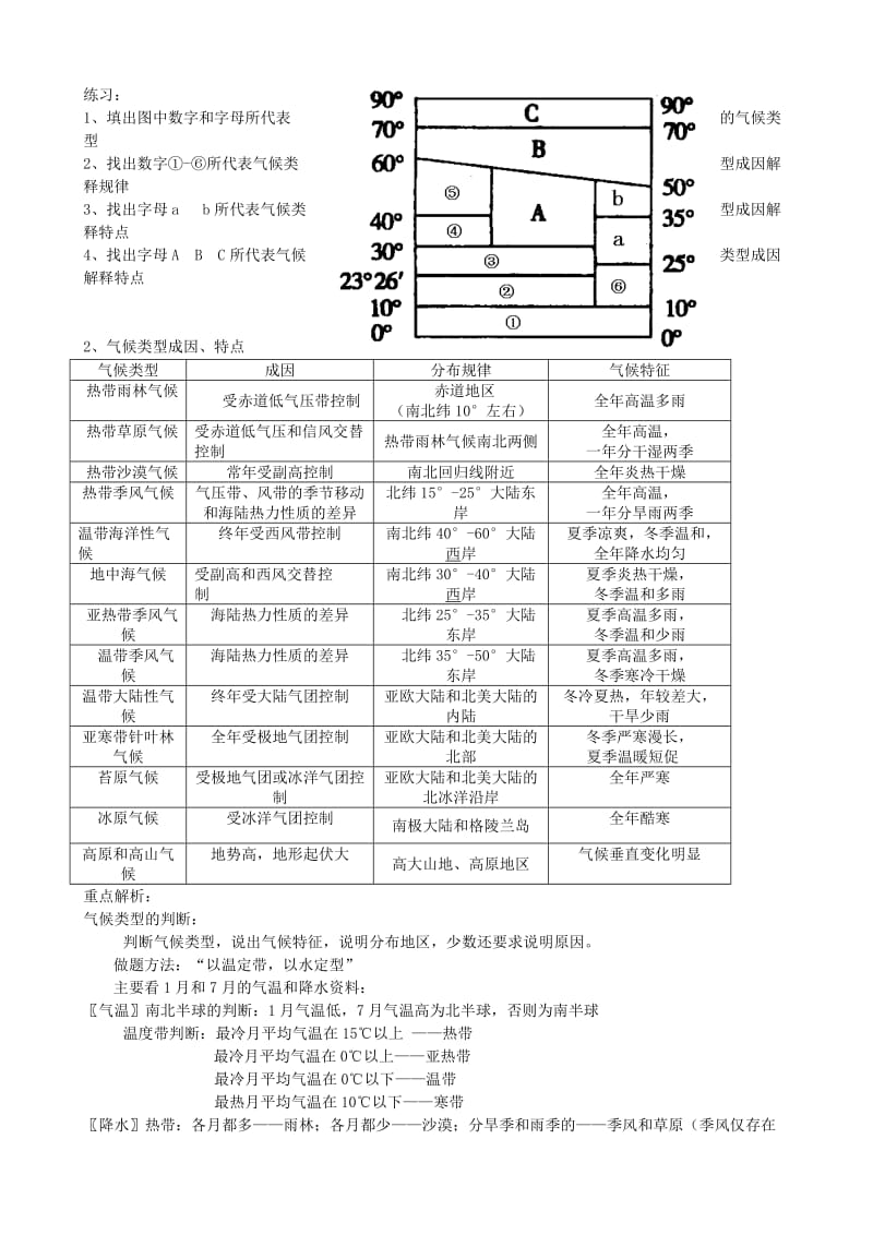 2019-2020年高中地理《2.2 气压带和风带（第二课时）》导学案 新人教版必修1.doc_第2页