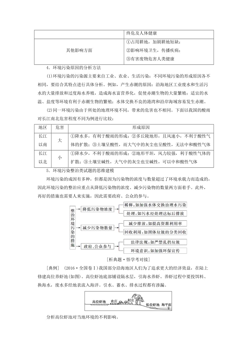 （通用版）2019版高考地理二轮复习 第二部分 第五讲 第44题（环境保护）增分指导练习（含解析）.doc_第3页