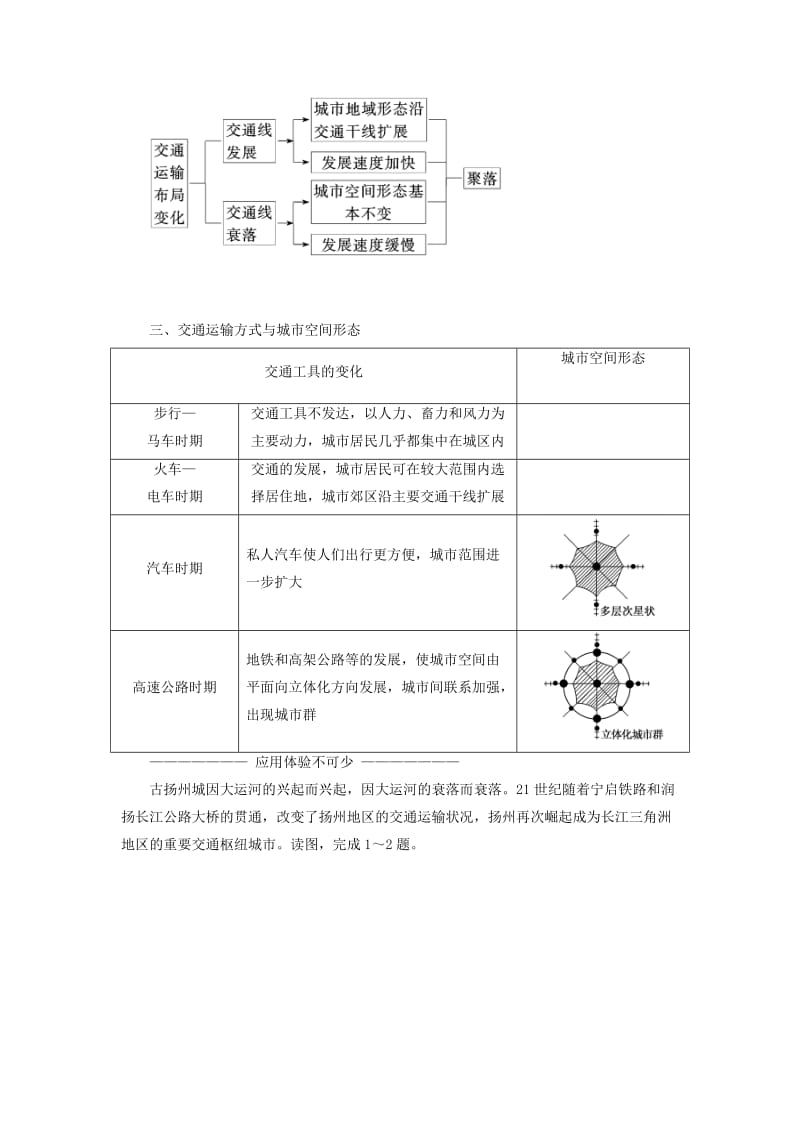 2019高中地理 第四单元 人类活动的地域联系 第三节 交通与通信发展带来的变化学案（含解析）鲁教版必修2.doc_第3页