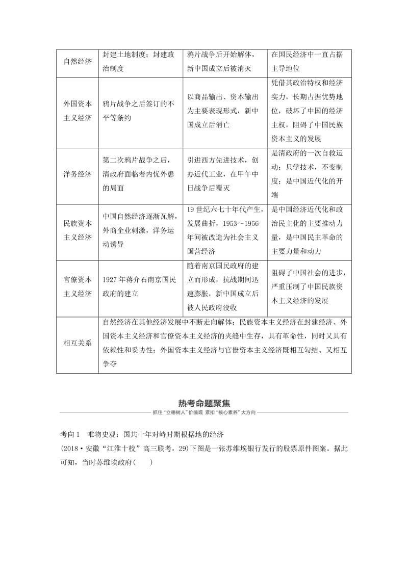 2019届高考历史一轮复习 第八单元 民国后期的中国(1927～1949年)单元综合提升学案 新人教版.doc_第3页