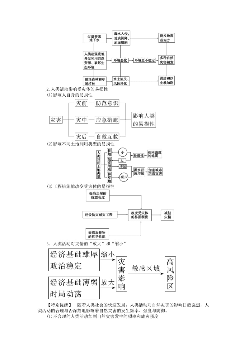 2019-2020年高考地理新一轮复习 第二十章 第44讲 自然灾害与人类活动教案.doc_第3页