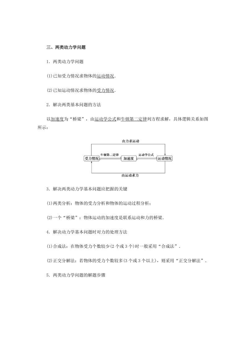 2019高考物理一轮复习 考点大通关 专题3.2 牛顿第二定律 两类动力学问题学案.doc_第3页