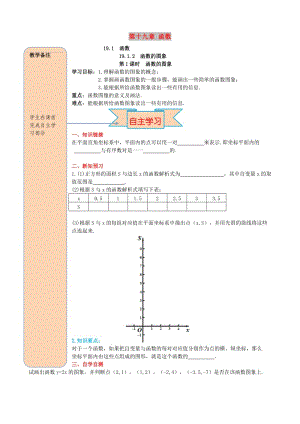 八年級(jí)數(shù)學(xué)下冊(cè) 第十九章 一次函數(shù) 19.1 函數(shù) 19.1.2 函數(shù)的圖象 第1課時(shí) 函數(shù)的圖象導(dǎo)學(xué)案新人教版.doc