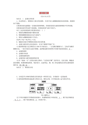 九年級科學(xué)上冊 第2章 物質(zhì)轉(zhuǎn)化與材料利用 第5節(jié) 物質(zhì)的轉(zhuǎn)化章末復(fù)習(xí)課練習(xí) （新版）浙教版.doc