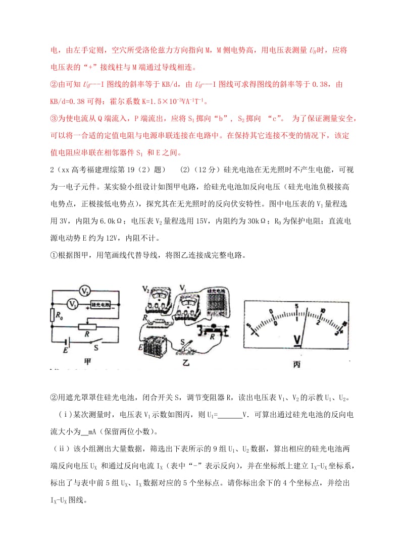 2019-2020年高考物理 真题分类解析 专题17 电学创新实验.doc_第2页