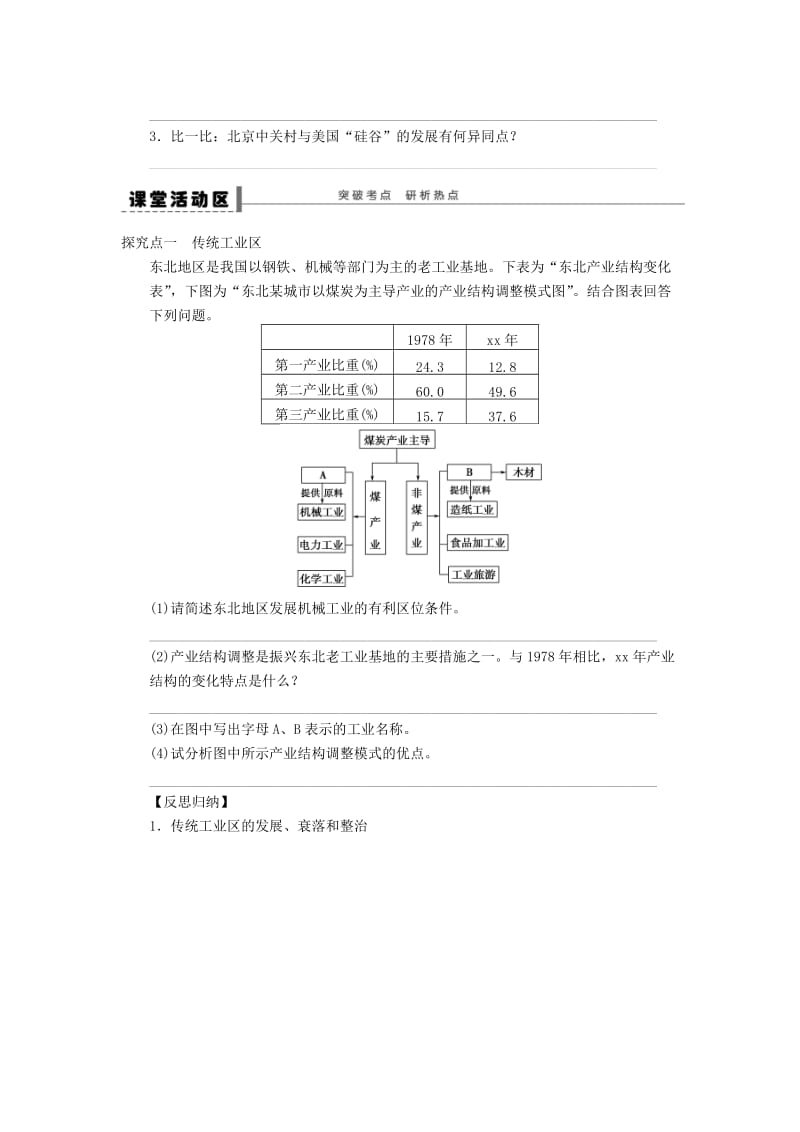 2019-2020年高考地理一轮复习 34 传统工业区和新工业区学案.doc_第2页