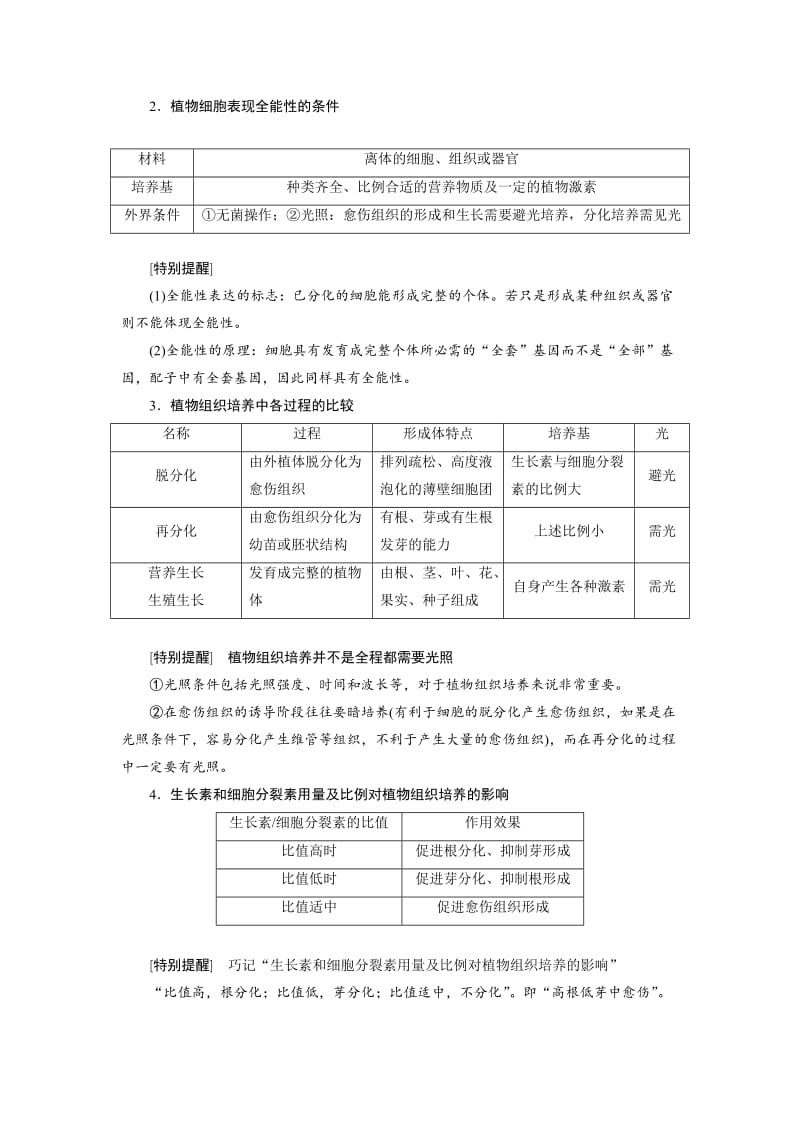 2019-2020年高中生物苏教版选修3教学案：第二章 第一节 细胞工程概述(含答案).doc_第3页