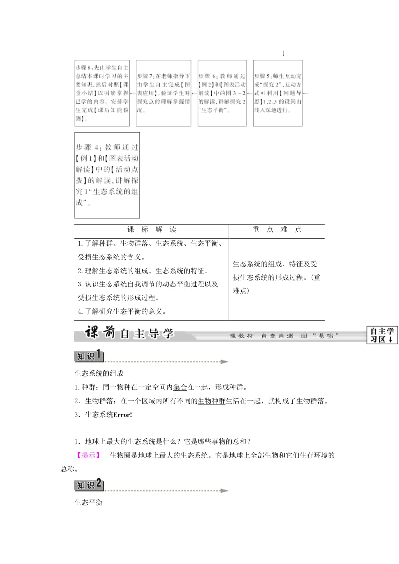 2018版高中地理 第三章 生态环境保护 第1节 生态系统与生态平衡学案 湘教版选修6.doc_第2页