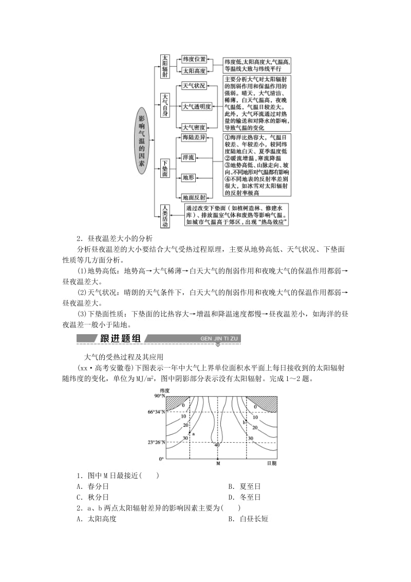 2019-2020年高考地理二轮复习第6讲冷热不均引起大气运动学案.doc_第3页