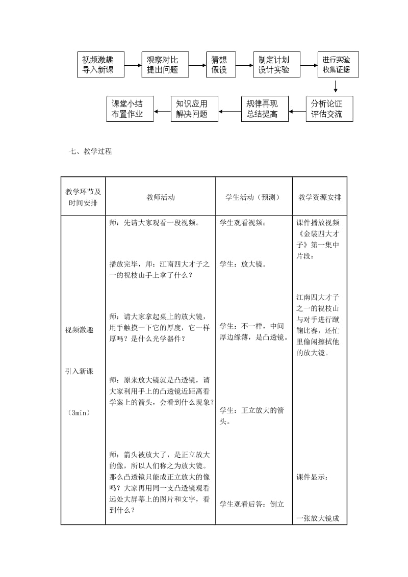 七年级科学下册 第2章 第6节 透镜和视觉教案1 浙教版.doc_第3页